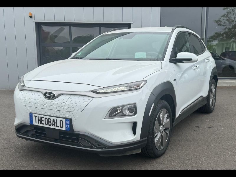 Théobald Occasion Hyundai Kona electrique SUV blanc